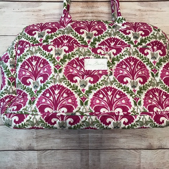 Vera Bradley Iconic Wkndr Retired Julep Tulip EUC - Picture 2 of 7